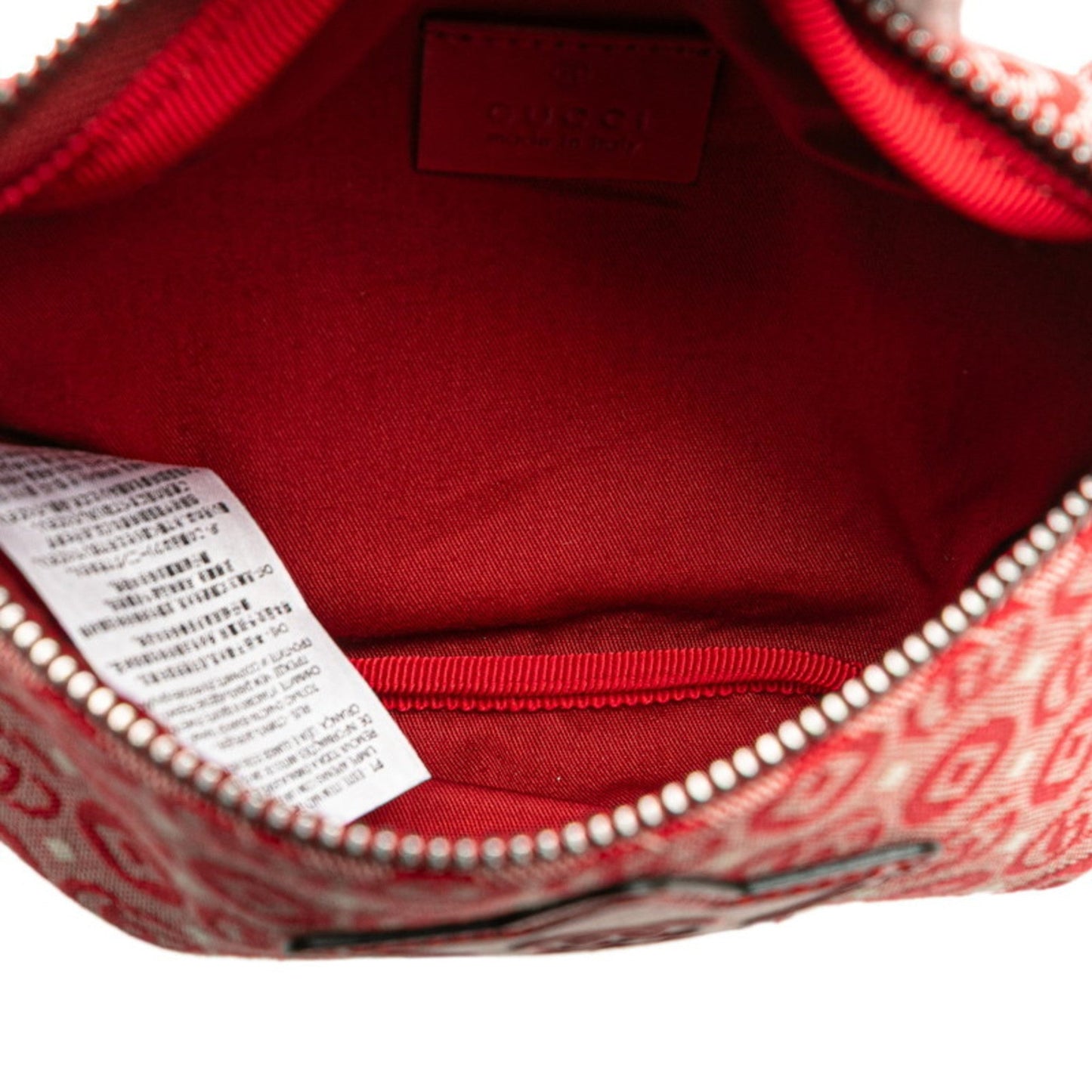 Gucci Red Color Canvas Fanny Pack ( )