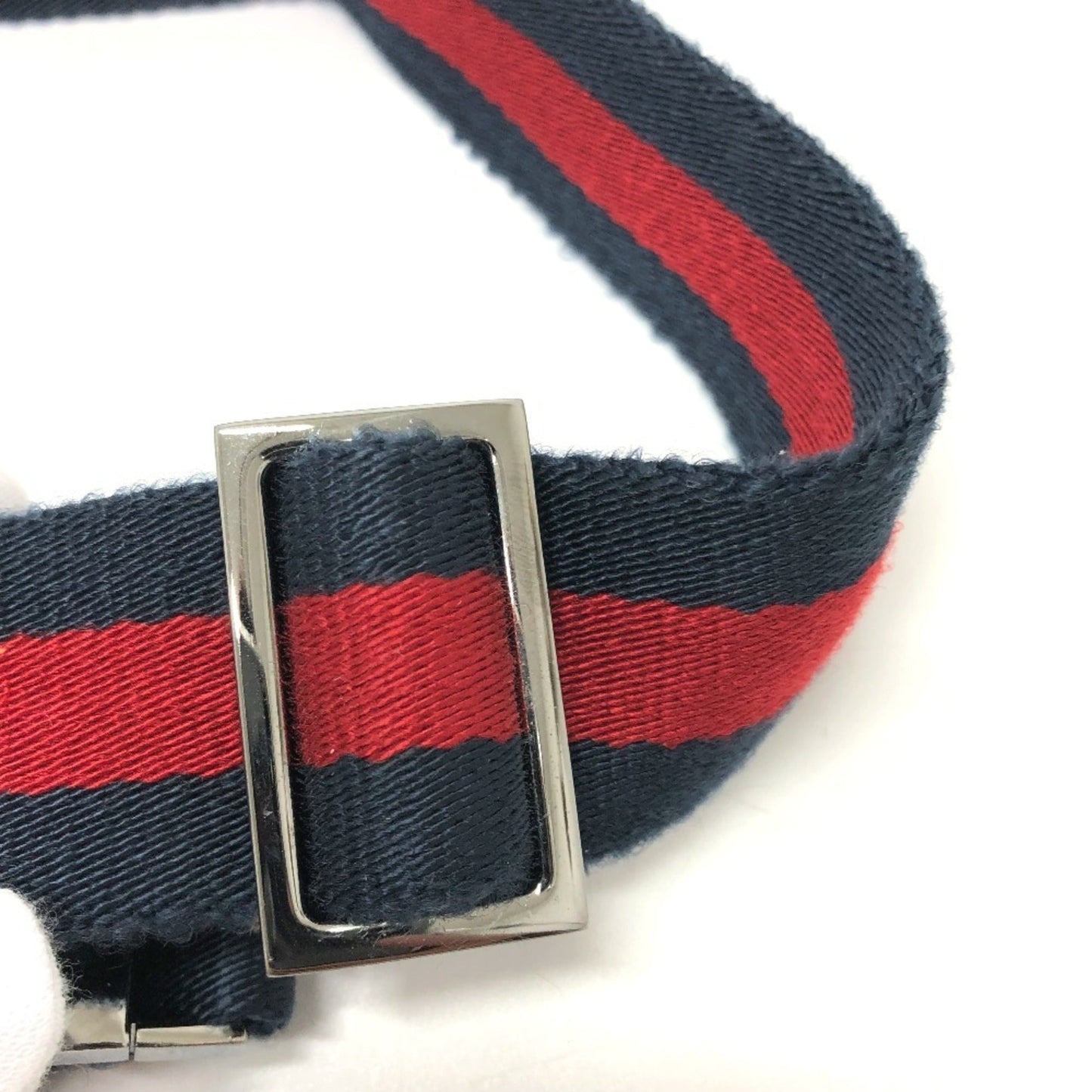 Gucci Red Color Gg Canvas Leather Fanny Pack Sling Bag ( )