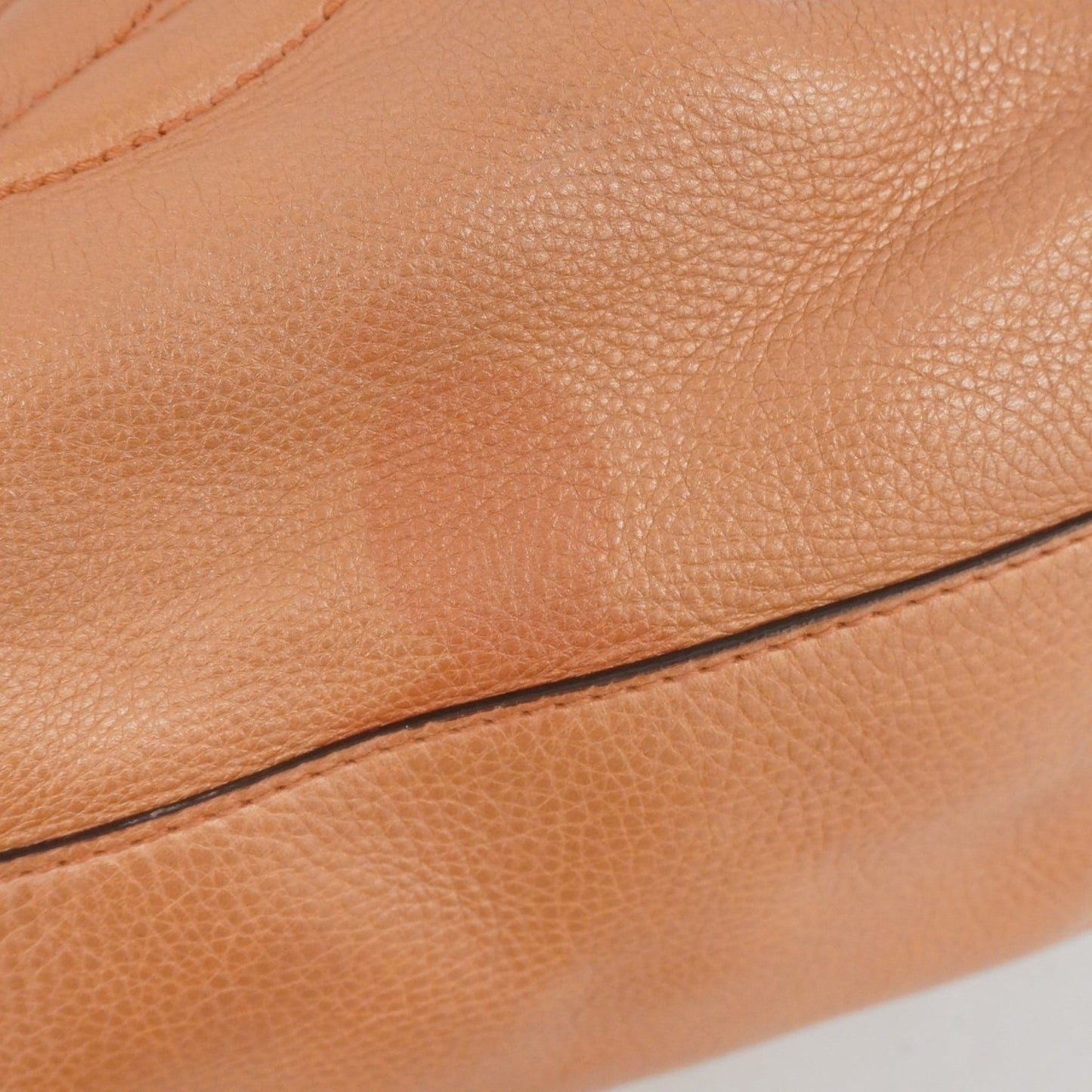 Gucci Orange Leather Tote Bag ( )