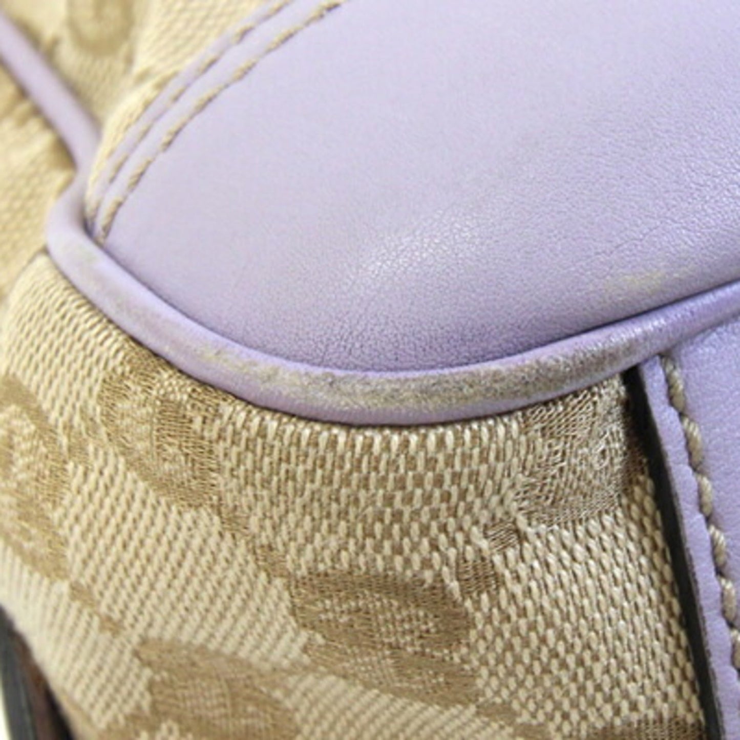 Gucci Beige Canvas Handbag ( )