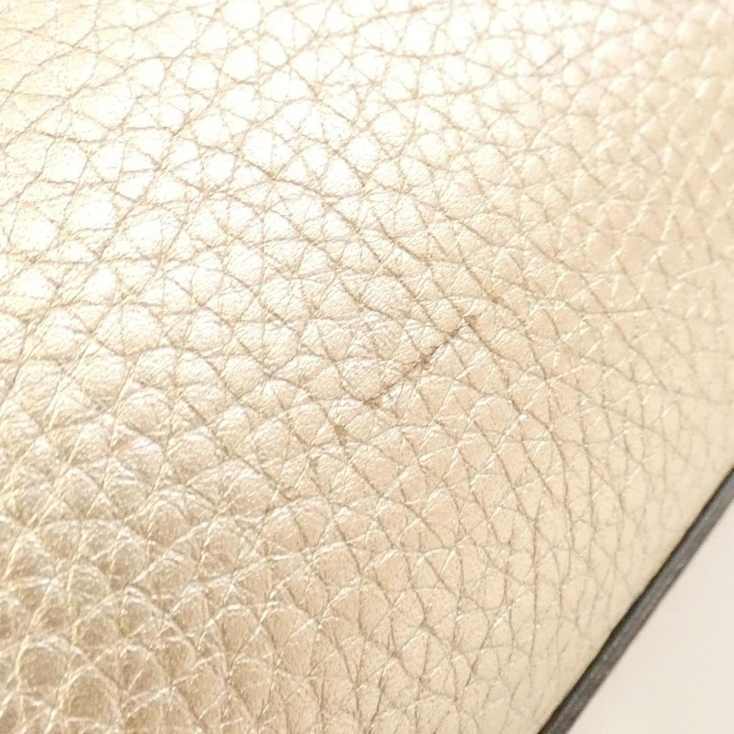 Gucci Champagne Leather Handbag ( )