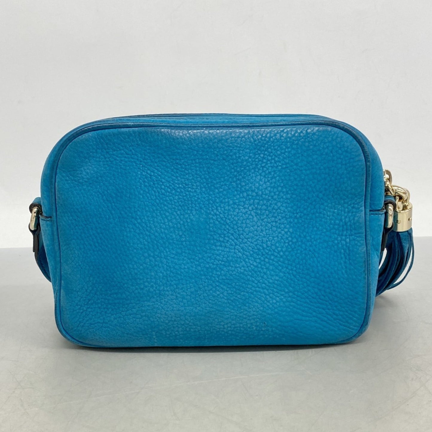 Gucci Blue Leather Shoulder Bag ( )