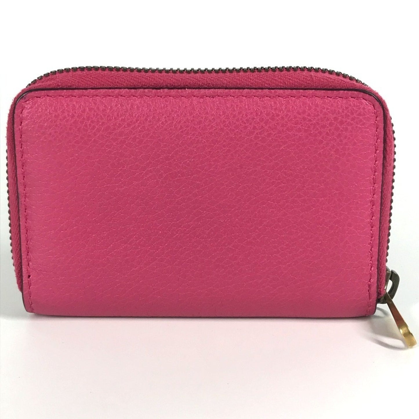 Gucci Pink Leather Coin Purse/Coin Case ( )