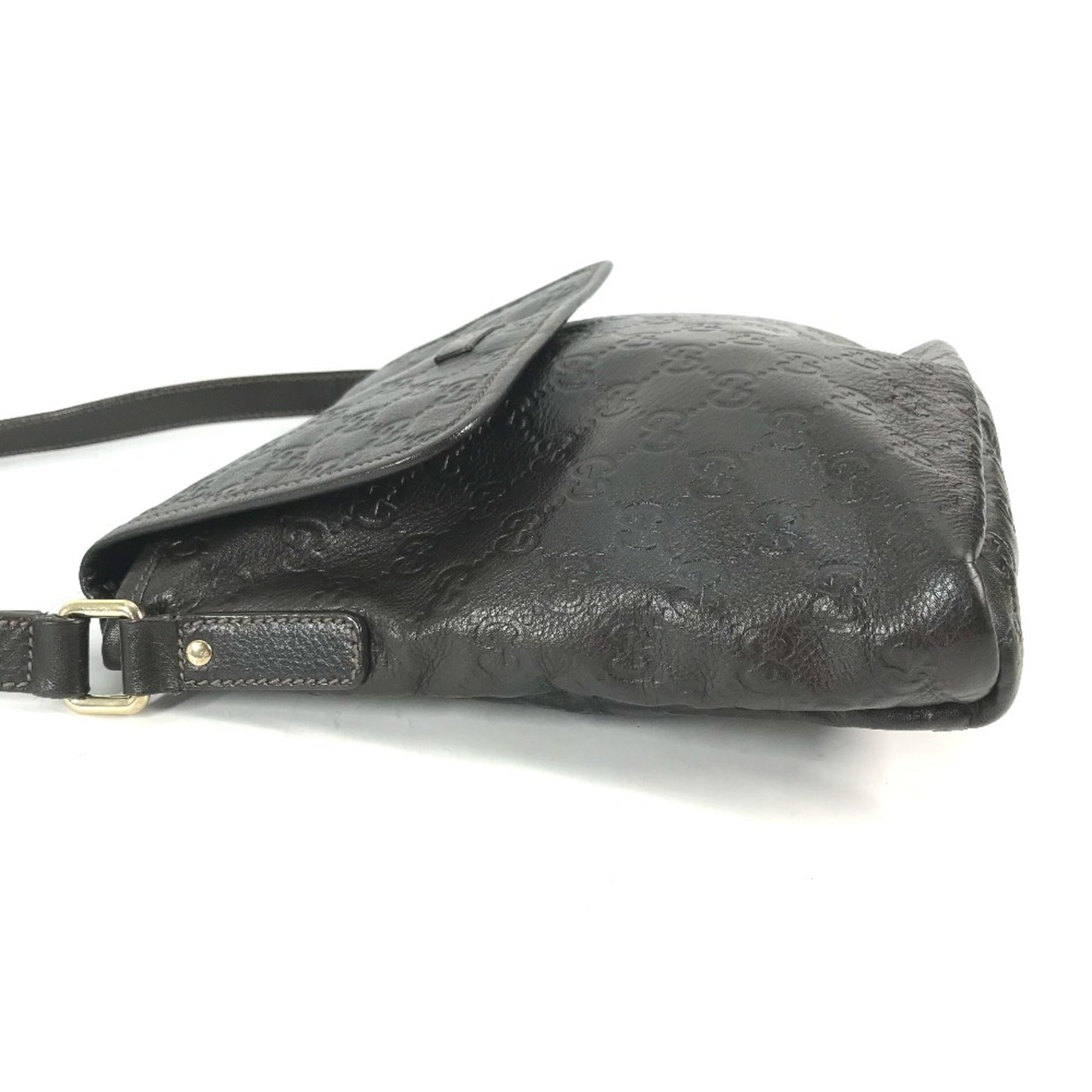 Gucci Brown Leather Shoulder Bag ( )