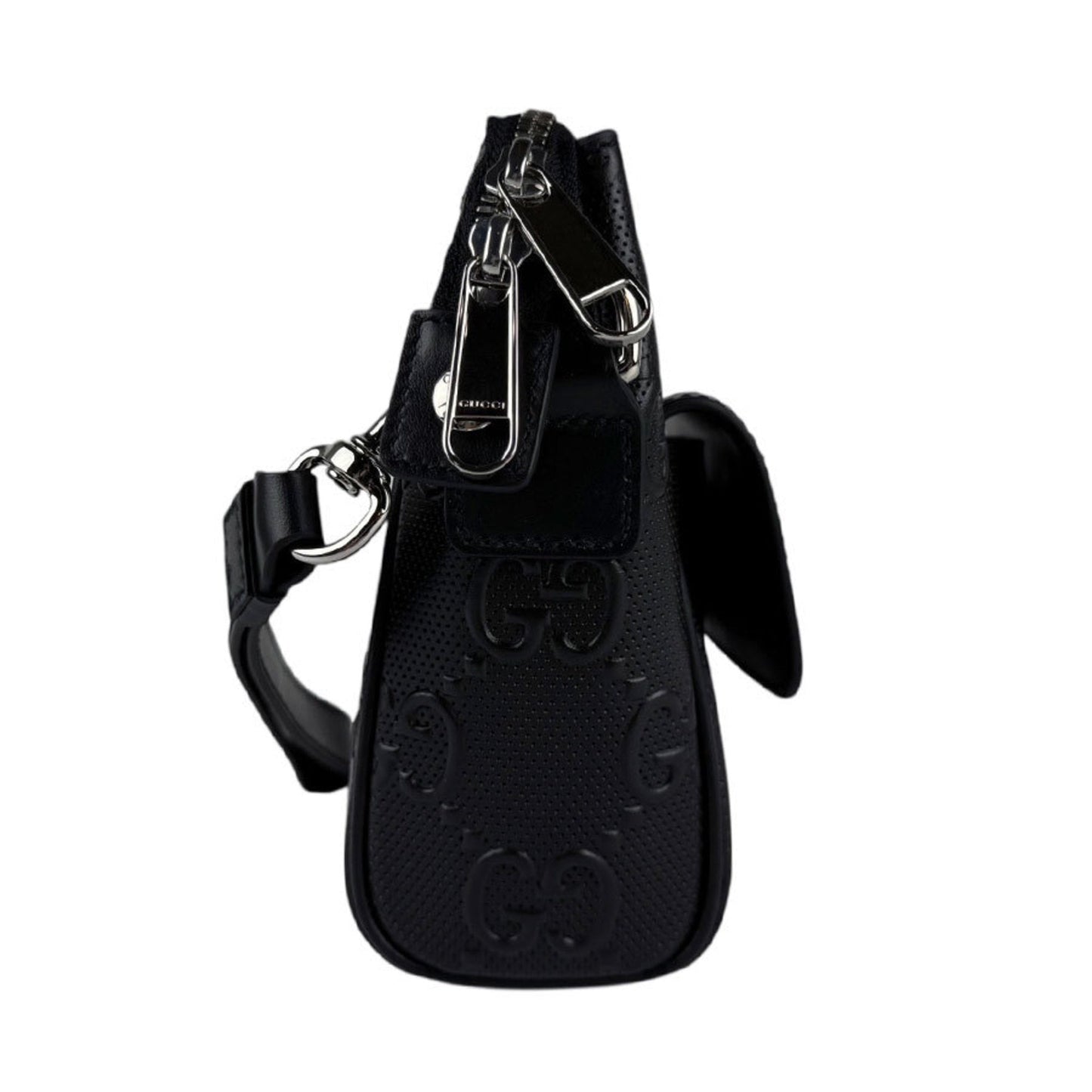Gucci Black Leather Clutch Bag ( )