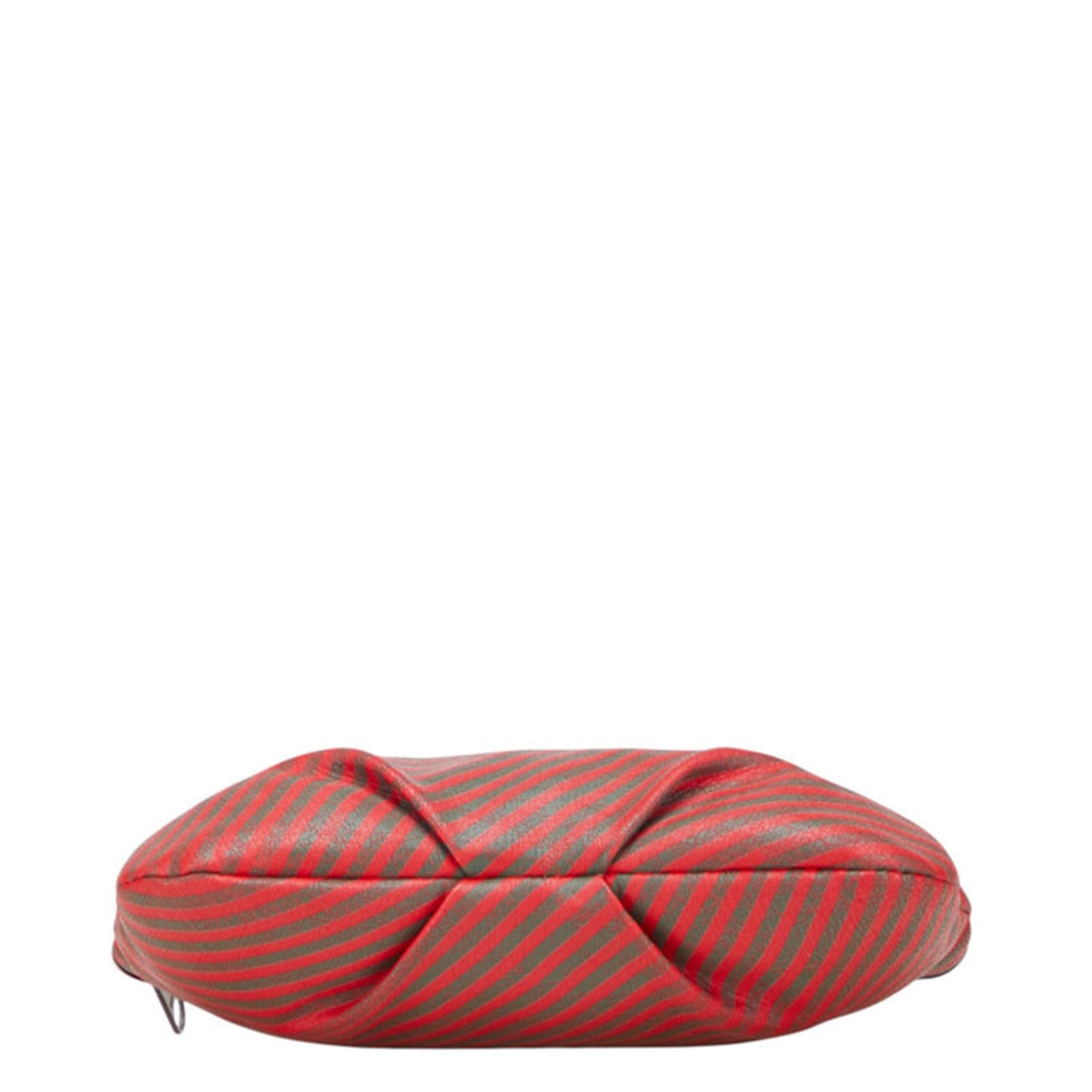 Gucci Brown Red Color Pvc Leather Pouch ( )