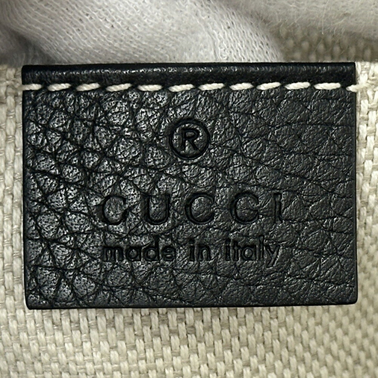 Gucci Black Leather Shoulder Bag ( )
