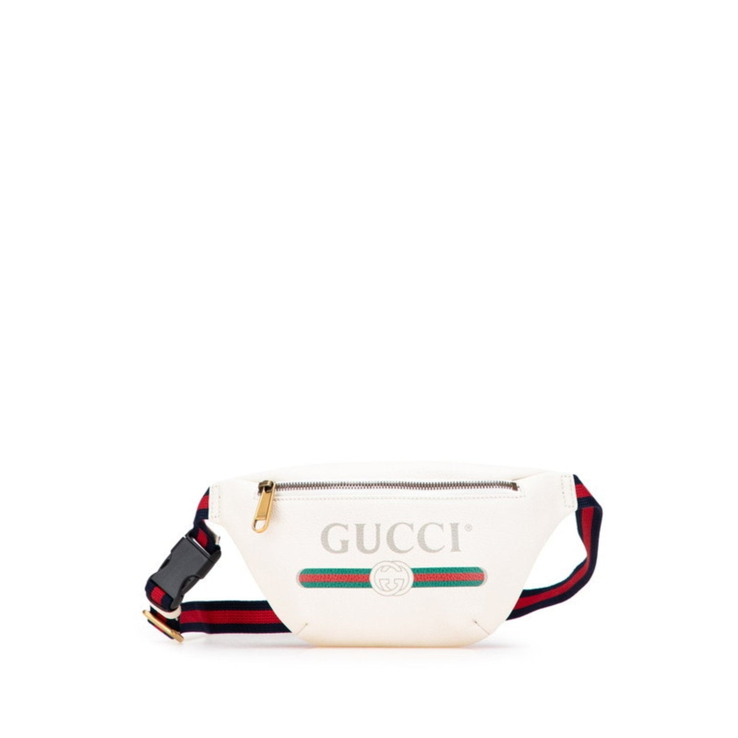 Gucci Multi-Color White Leather Fanny Pack ( )