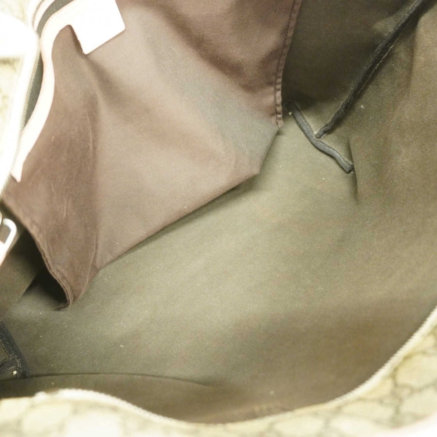 Gucci Brown Pink Pvc Tote Bag ( )