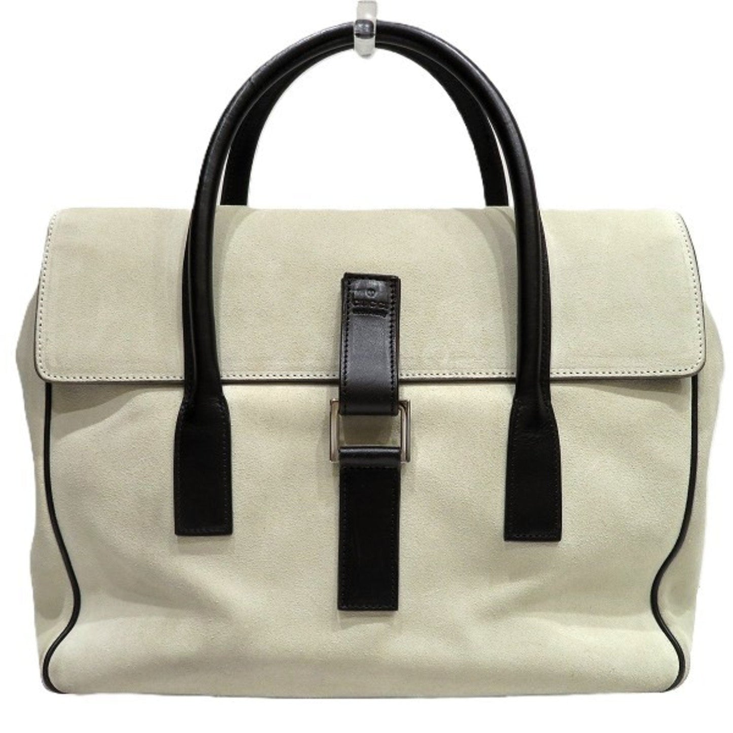 Gucci Ivory Suede Handbag