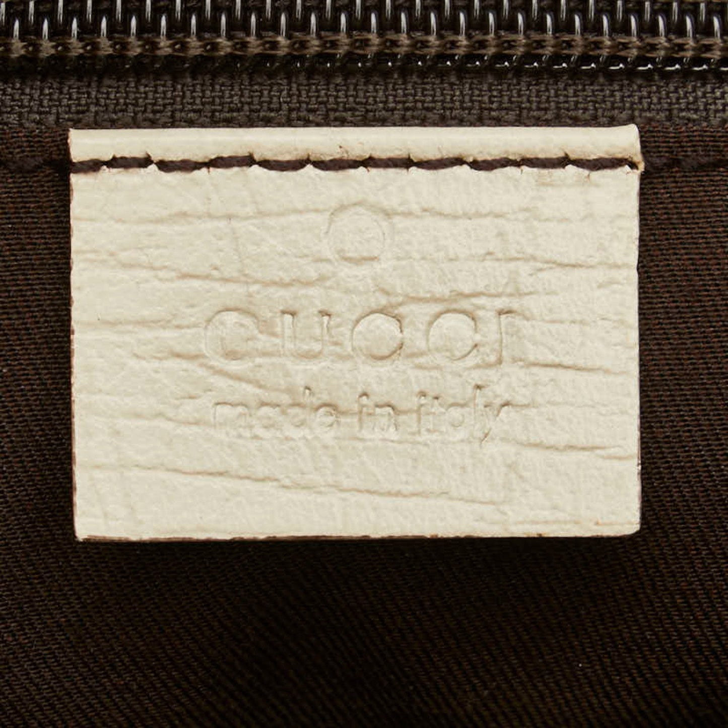 Gucci Beige Ivory Pvc Leather Handbag Tote Bag ( )