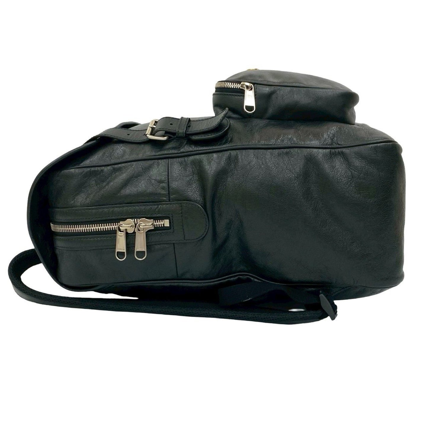 Gucci Black Leather Backpack ( )