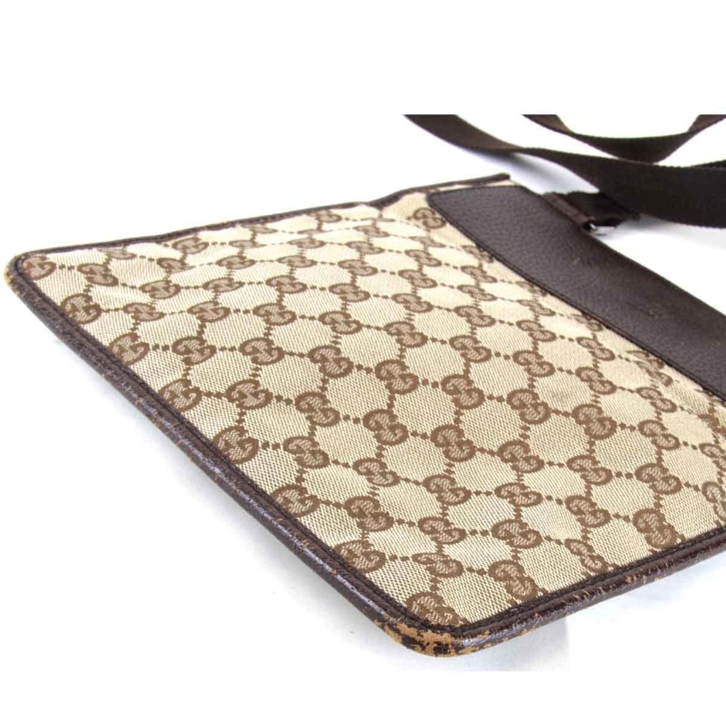 Gucci Gg Canvas Brown Gg Canvas Shoulder Bag ( )