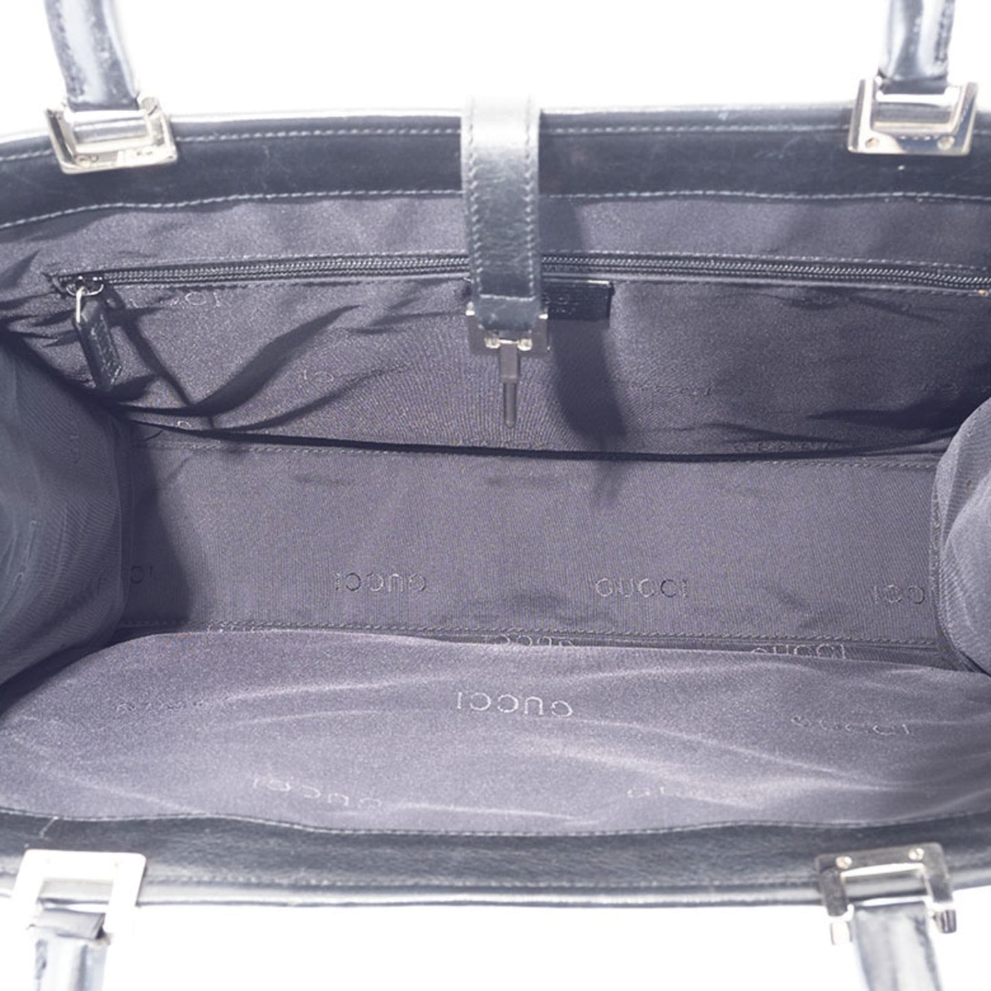 Gucci Black Gg Canvas Tote Bag ( )