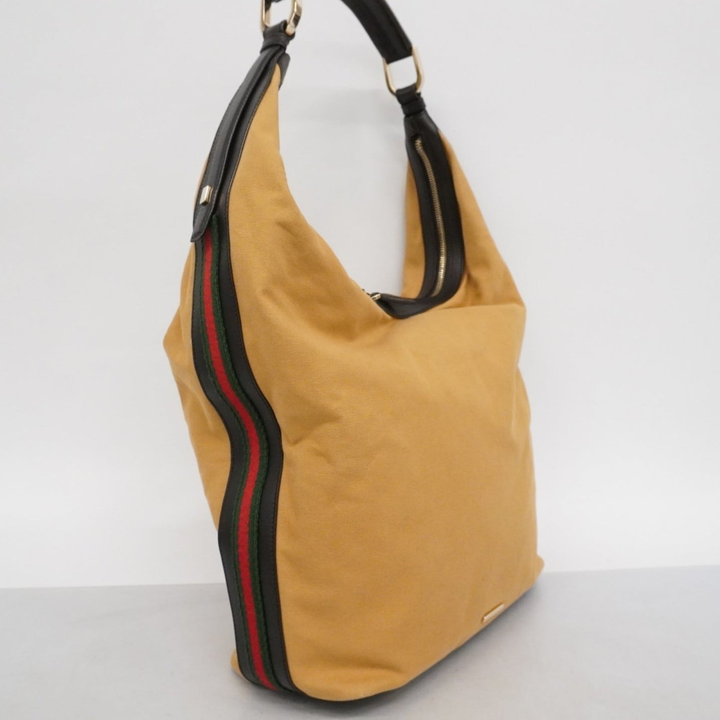 Gucci Beige Canvas Shoulder Bag ( )