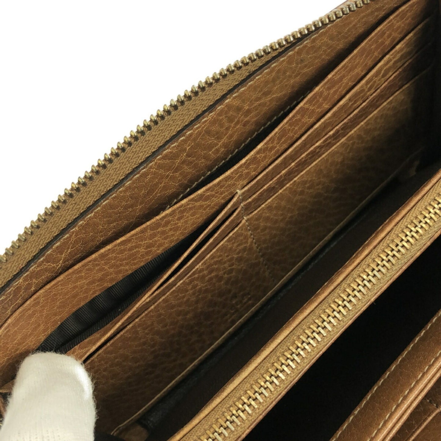 Gucci Bamboo Brown Long Wallet (Bi-Fold) ( )