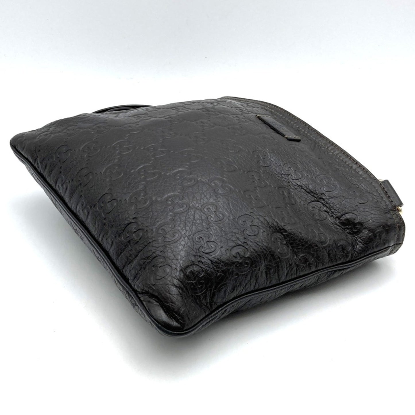 Gucci Brown Leather Shoulder Bag ( )