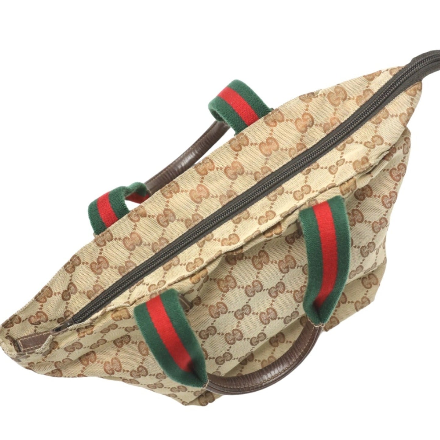 Gucci Gg Canvas Beige Gg Canvas Handbag Tote Bag ( )