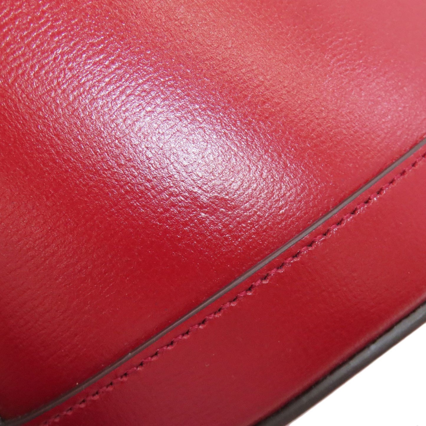 Gucci Red Color Leather Shoulder Bag ( )