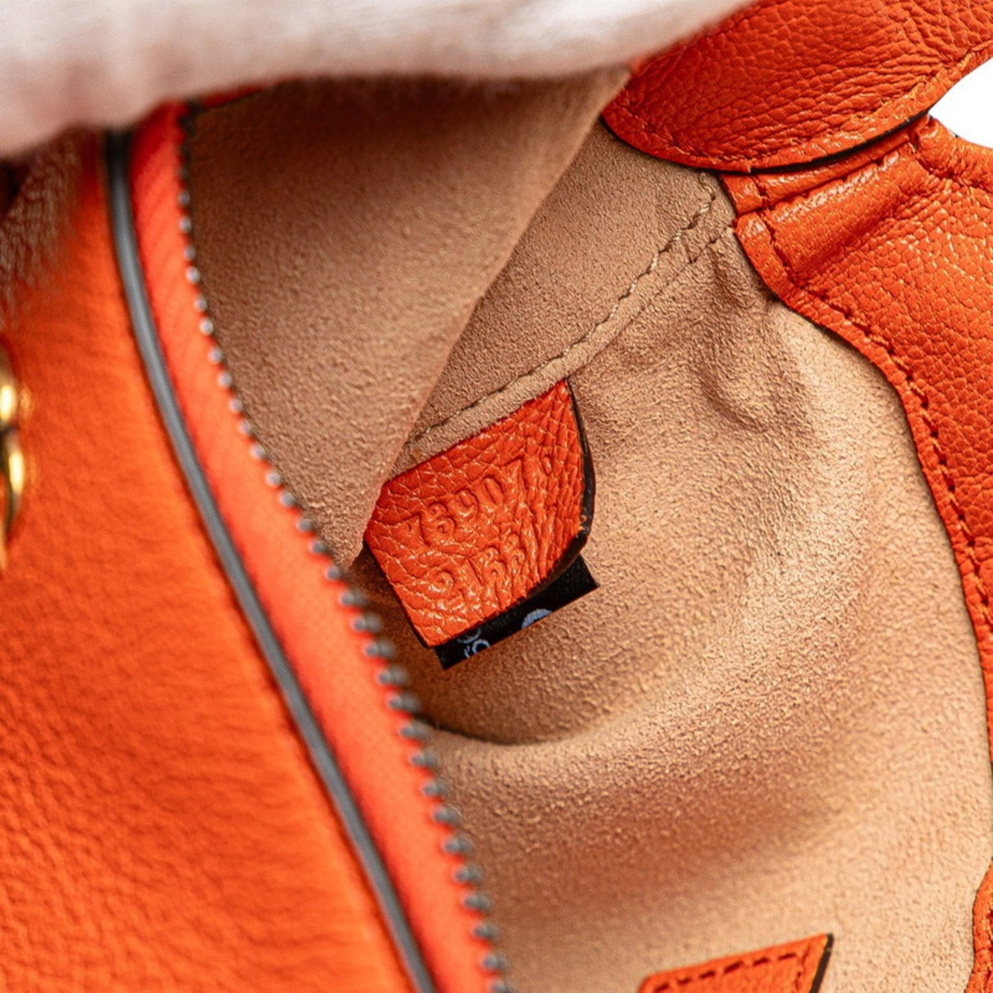 Gucci Gg Marmont Orange Leather Handbag Shoulder Bag ( )