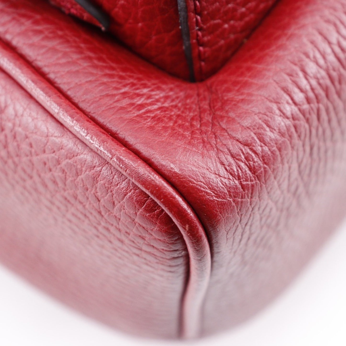 Gucci Red Color Leather Backpack ( )