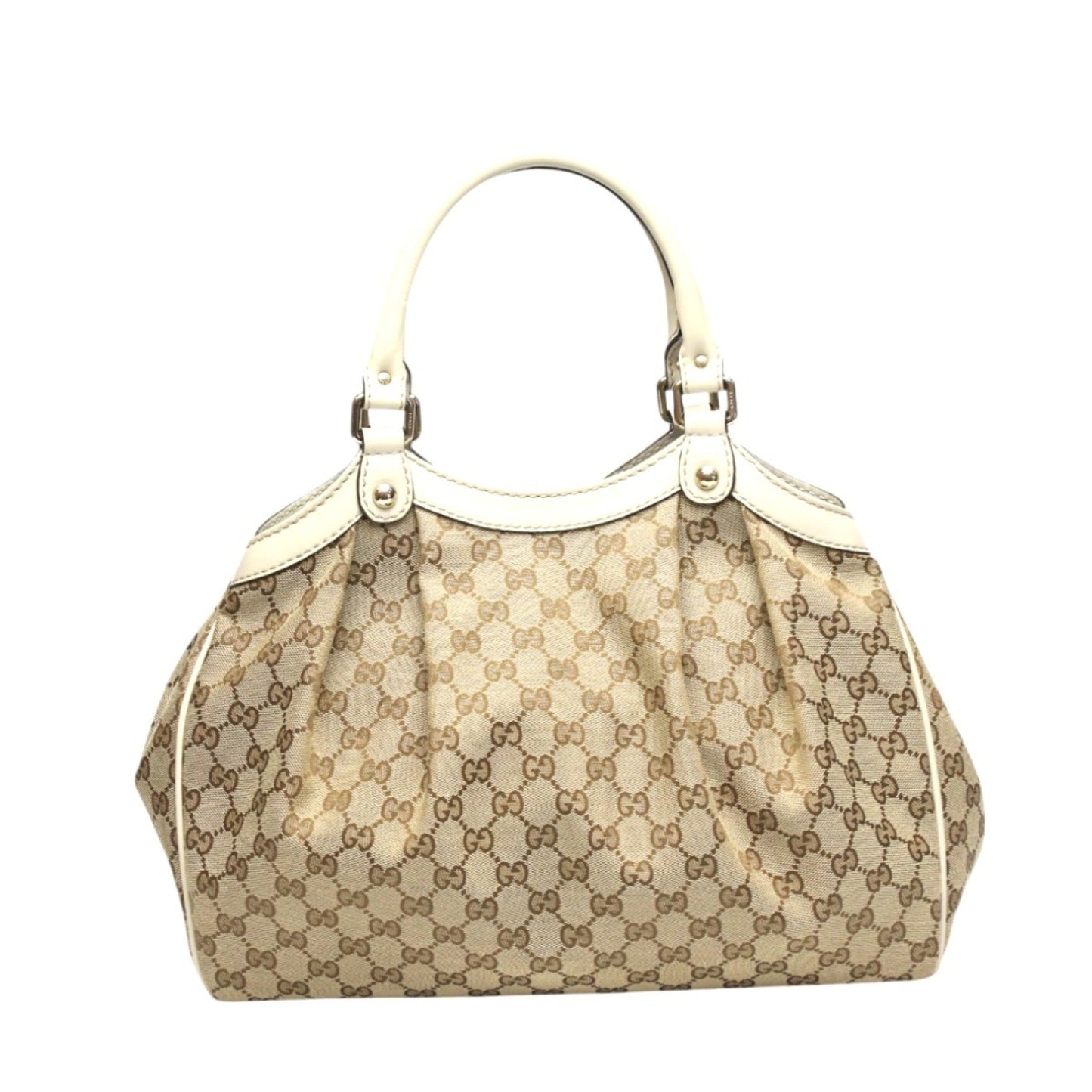 Gucci Brown Gg Canvas Handbag ( )