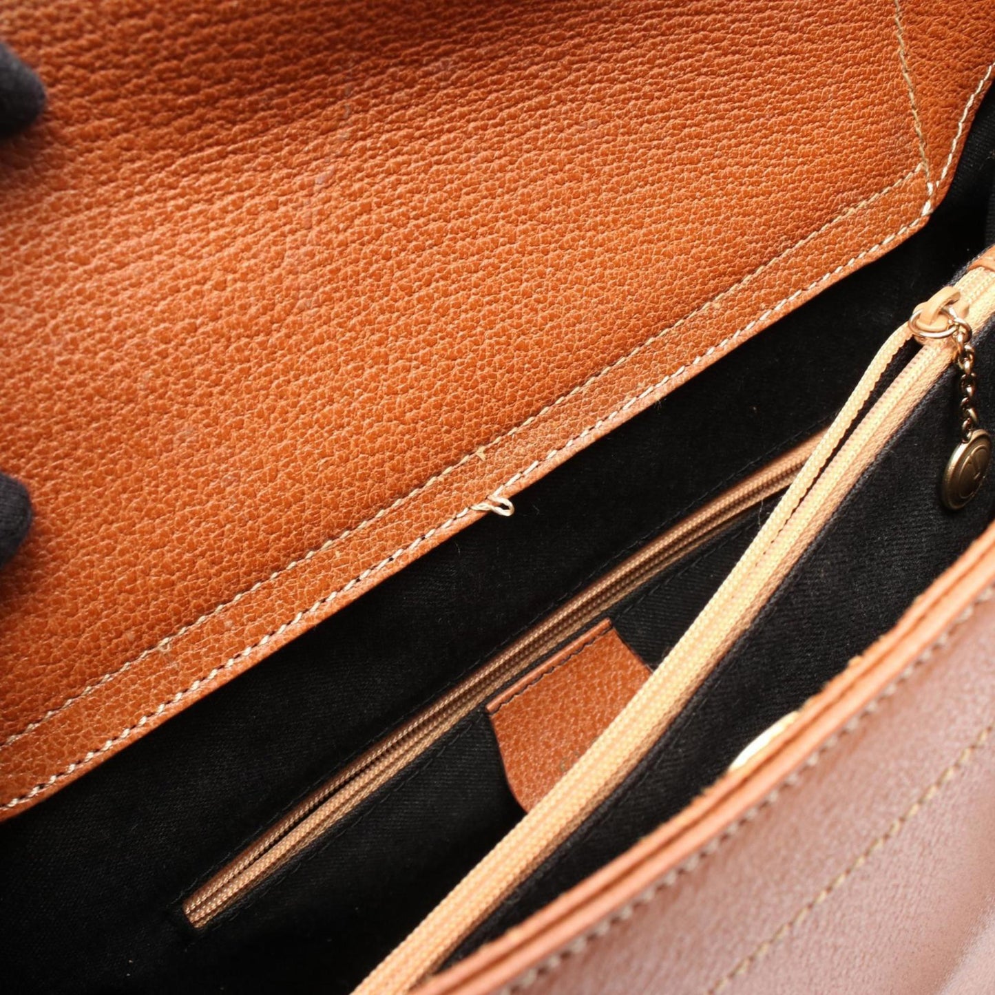 Gucci Brown Leather Handbag ( )