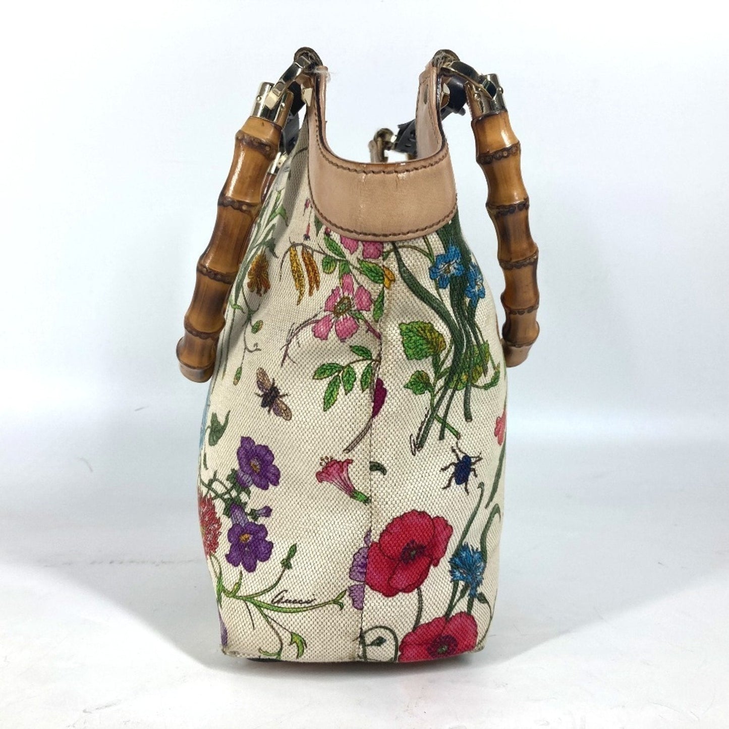Gucci Multi-Color Canvas Handbag Tote Bag ( )