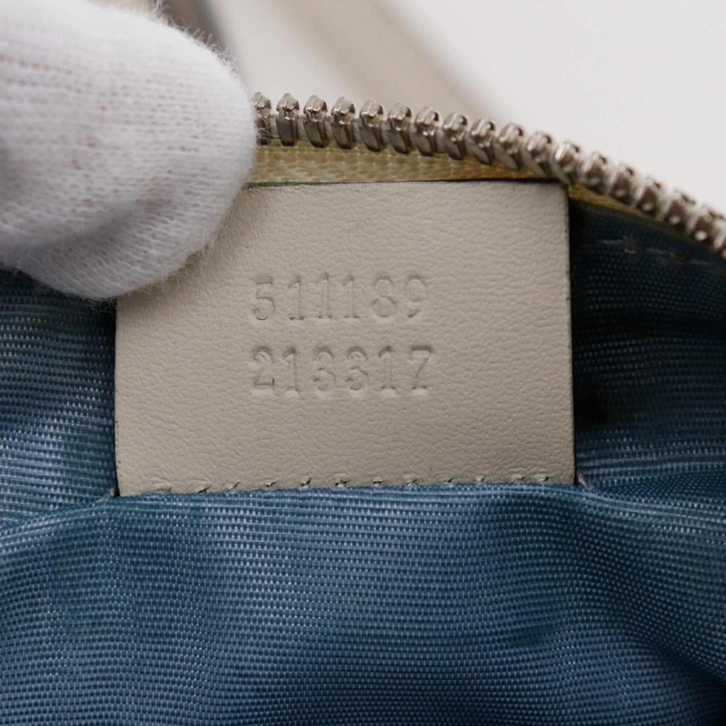 Gucci White Leather Shoulder Bag ( )