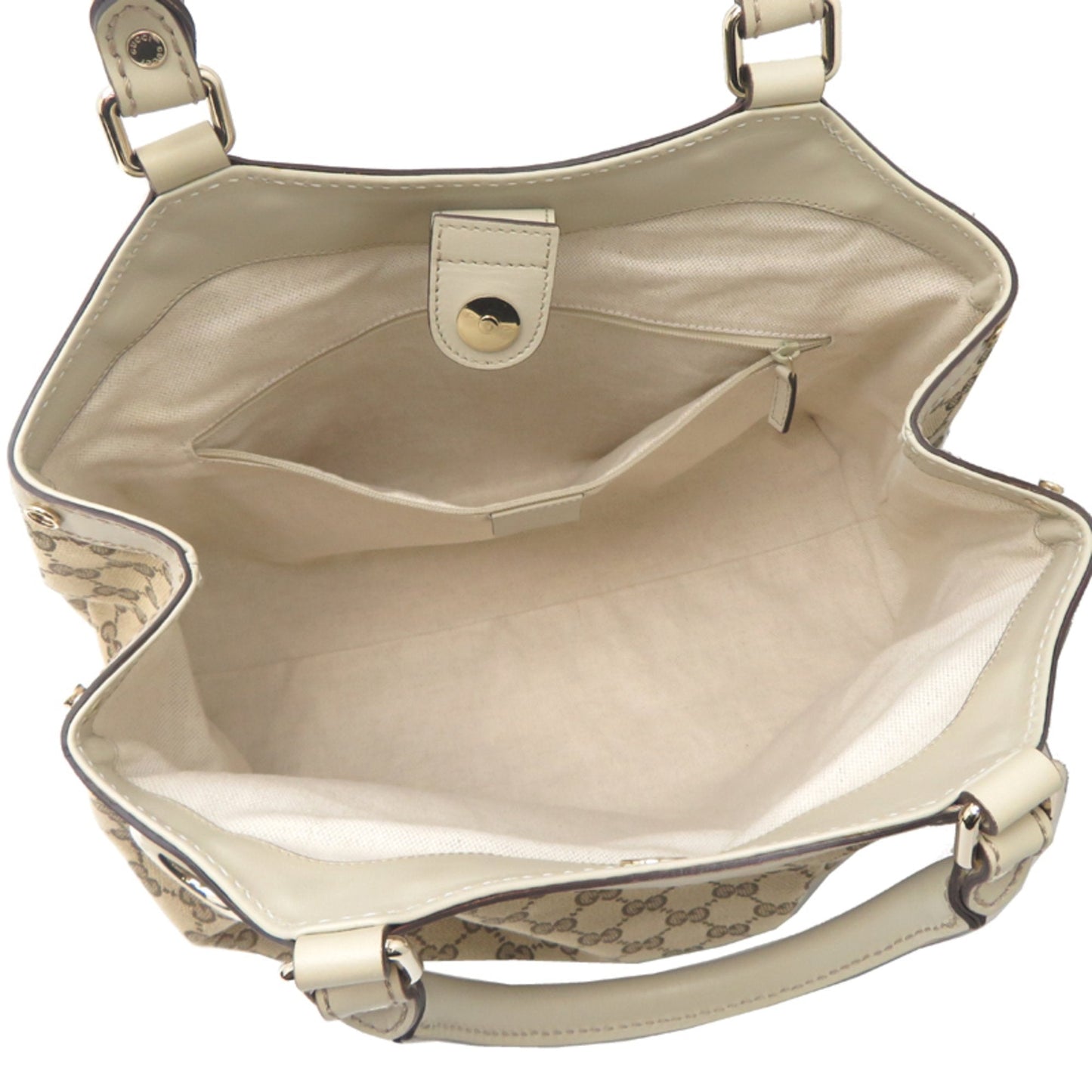Gucci Sukey Beige Gg Canvas Handbag ( )
