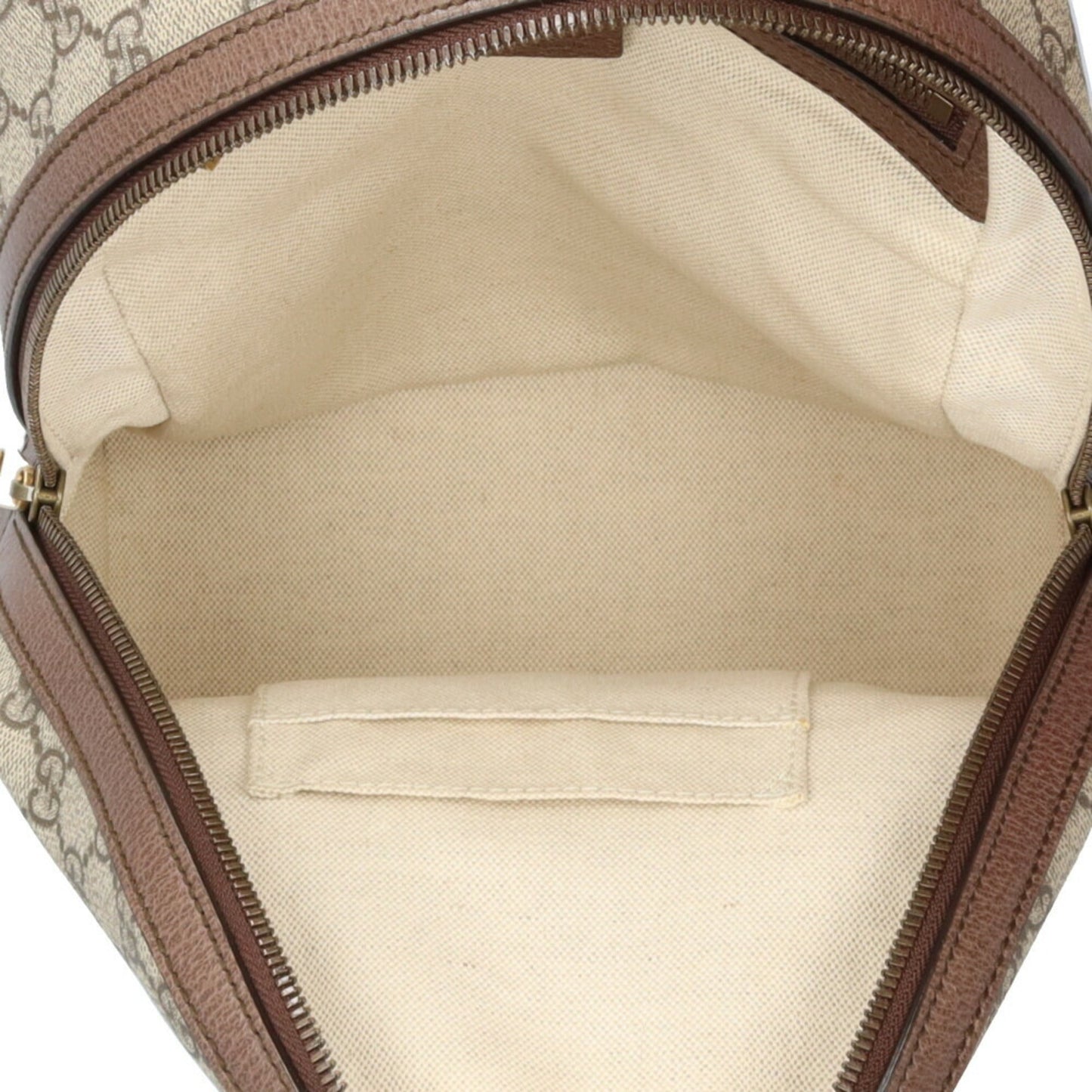 Gucci Beige Brown Gg Supreme Canvas Backpack ( )