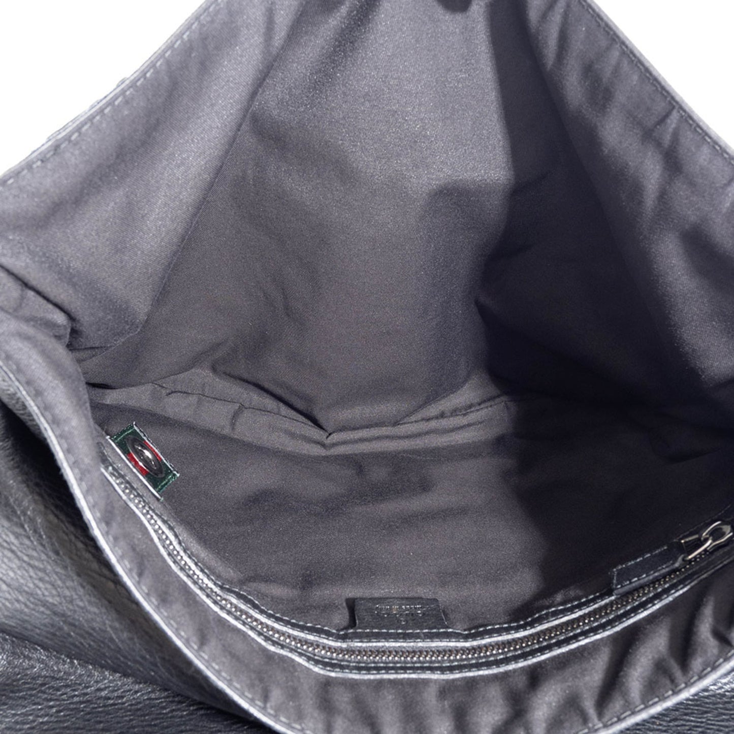 Gucci Black Leather Shoulder Bag ( )