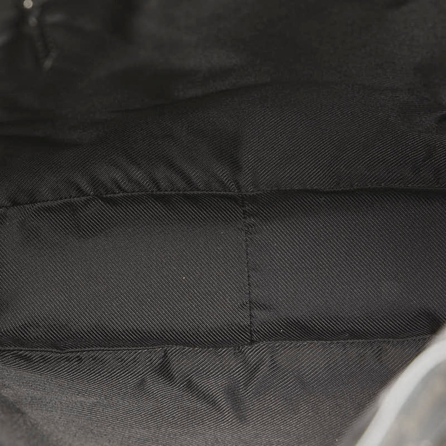 Gucci Black Canvas Leather Handbag Shoulder Bag ( )