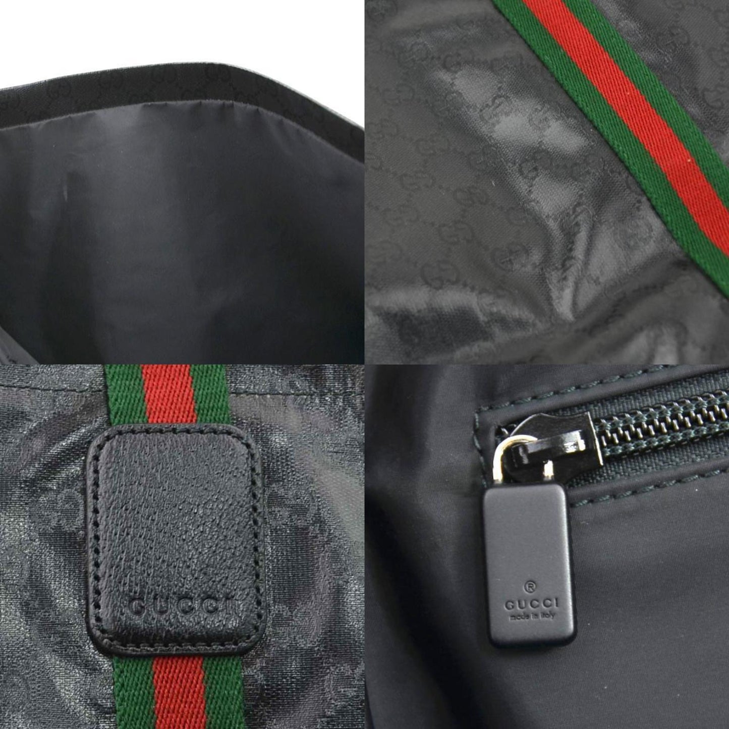 Gucci Black Pvc Handbag ( )
