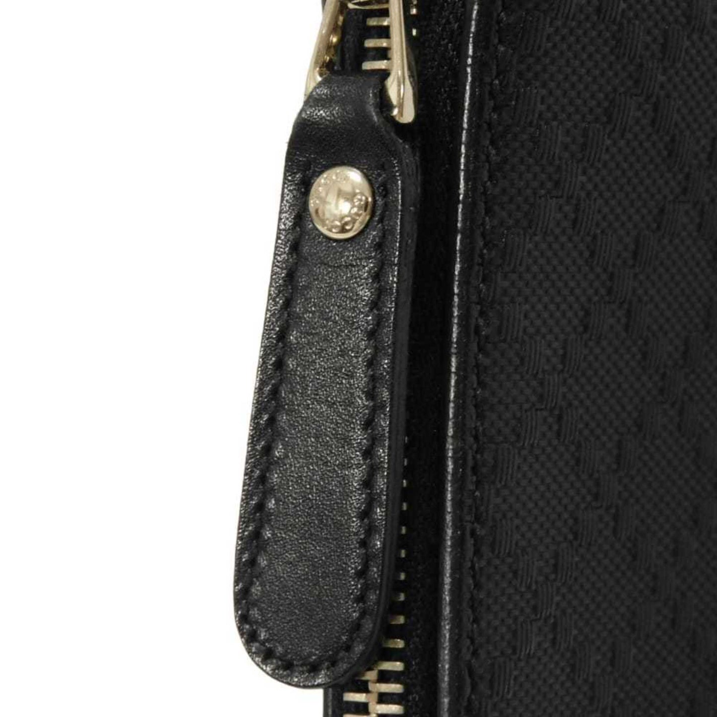 Gucci Diamante Black Leather Messenger Bag Shoulder Bag ( )