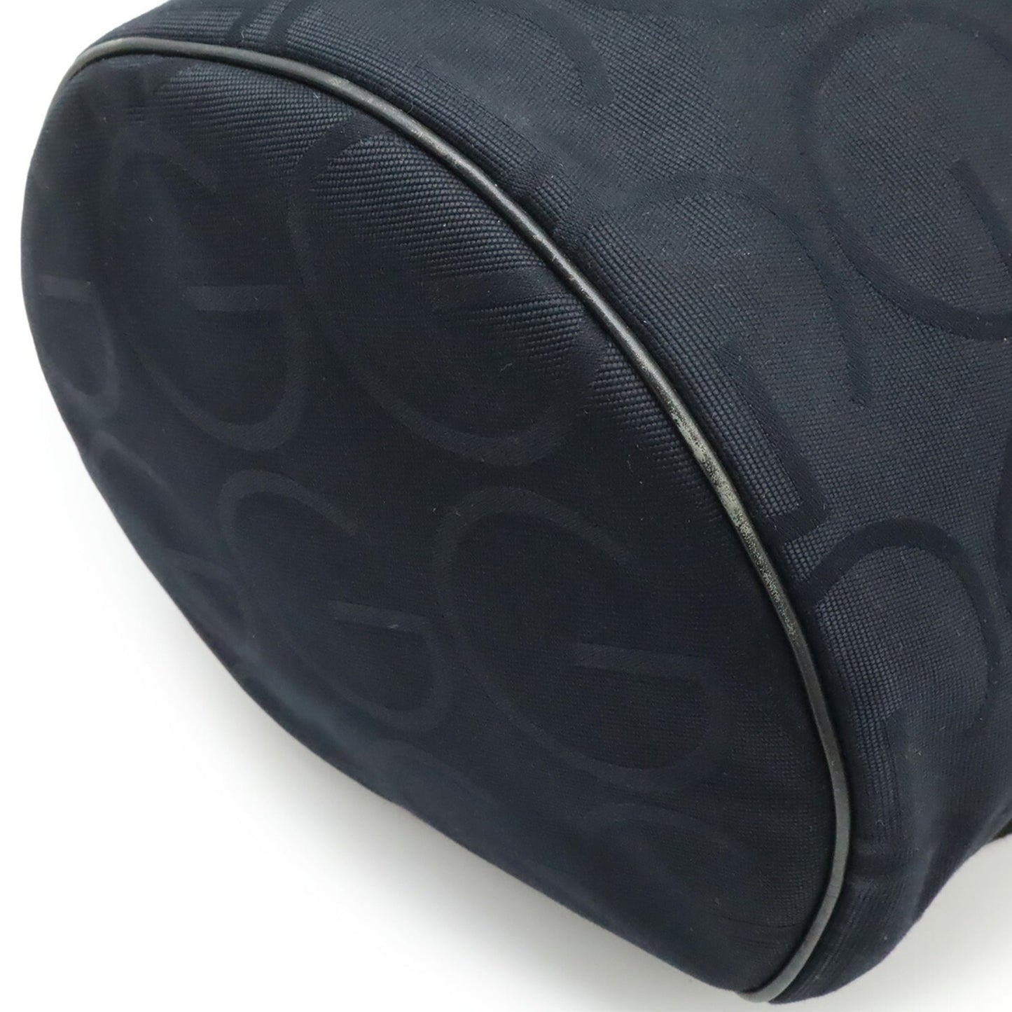 Gucci Black Canvas Shoulder Bag ( )