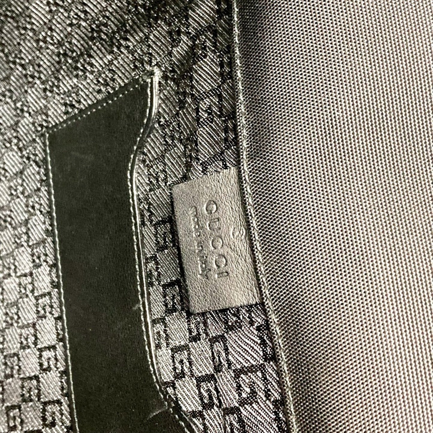 Gucci Black Nylon Clutch Bag Pouch ( )