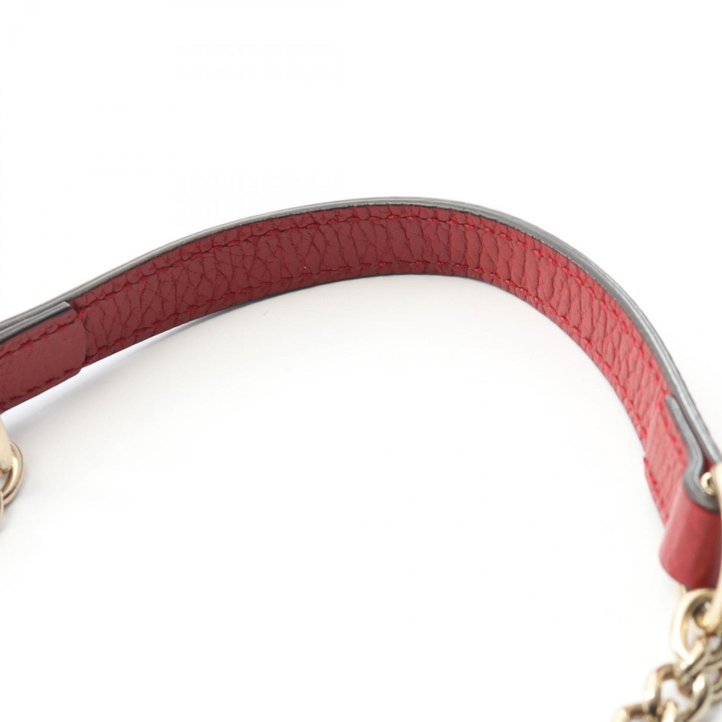Gucci Red Color Leather Shoulder Bag ( )