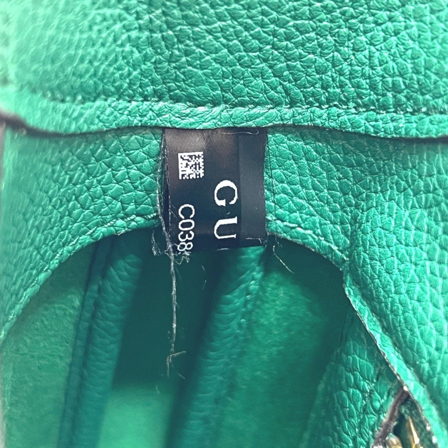 Gucci Green Leather Shoulder Bag ( )