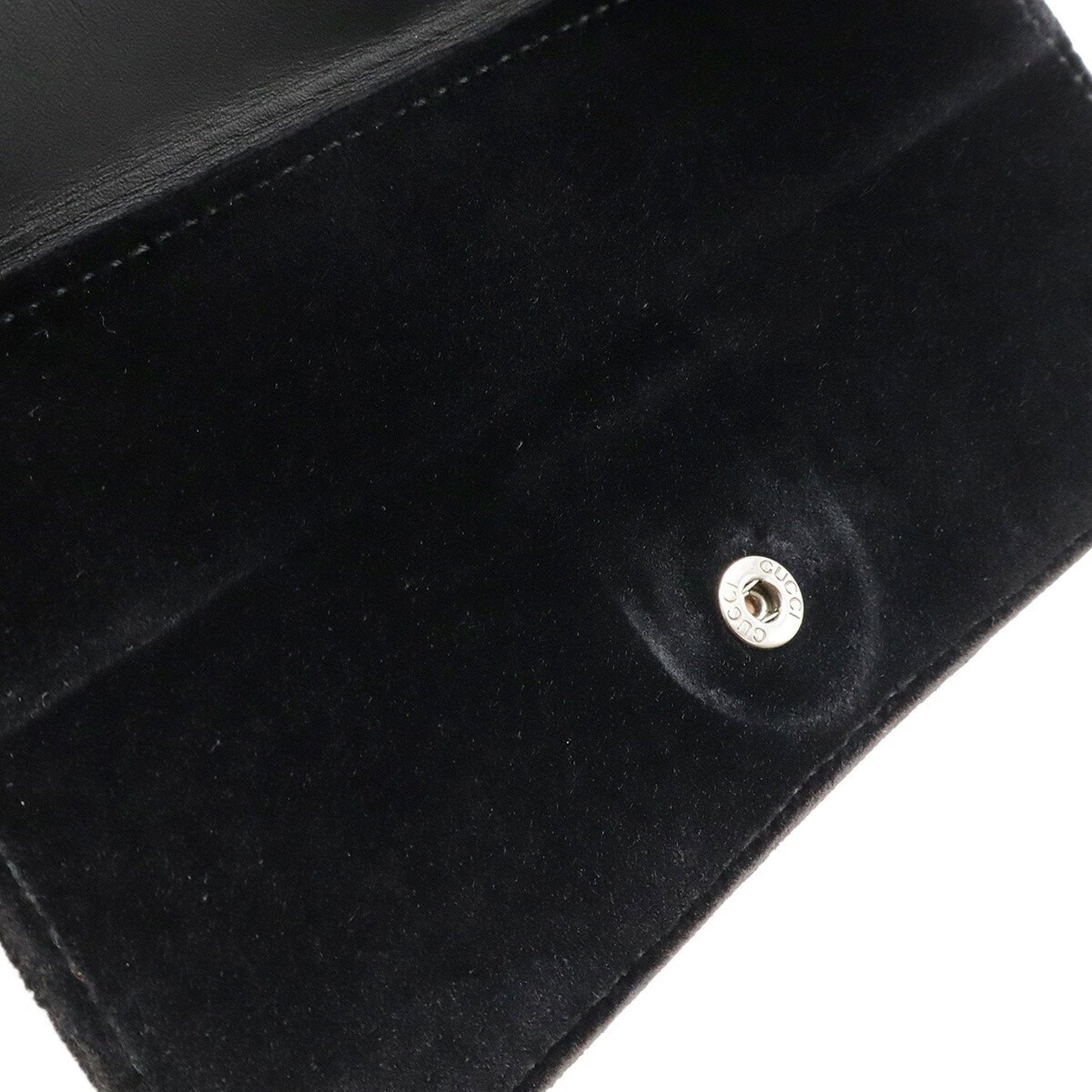Gucci Black Suede Leather Clutch Bag Shoulder Bag ( )