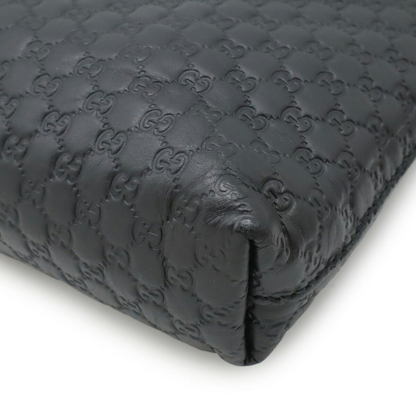 Gucci Black Leather Shoulder Bag ( )