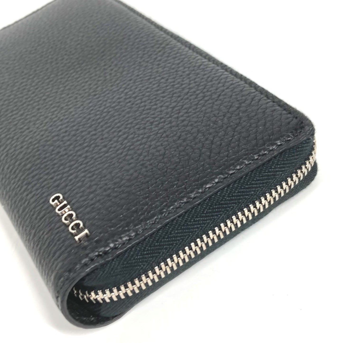 Gucci Black Leather Long Wallet (Bi-Fold) ( )