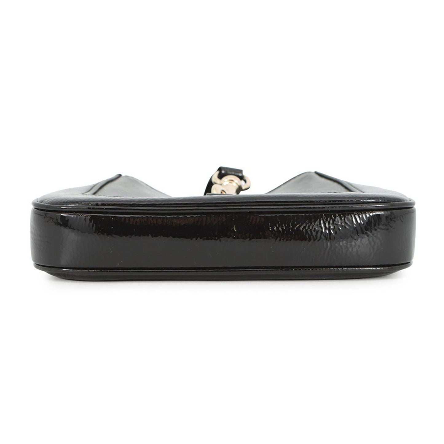 Gucci Black Patent Leather Shoulder Bag ( )