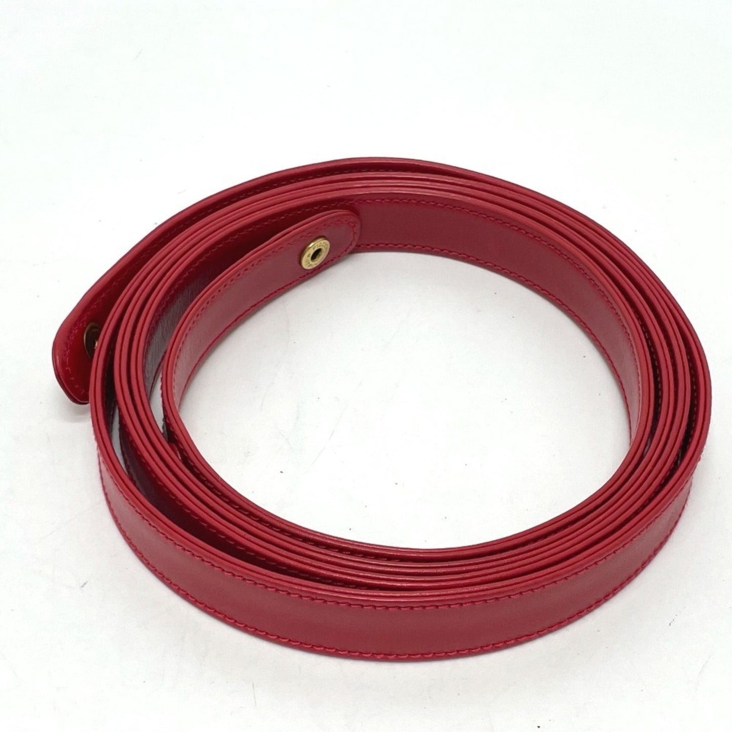 Gucci Red Color Leather Clutch Bag Shoulder Bag ( )