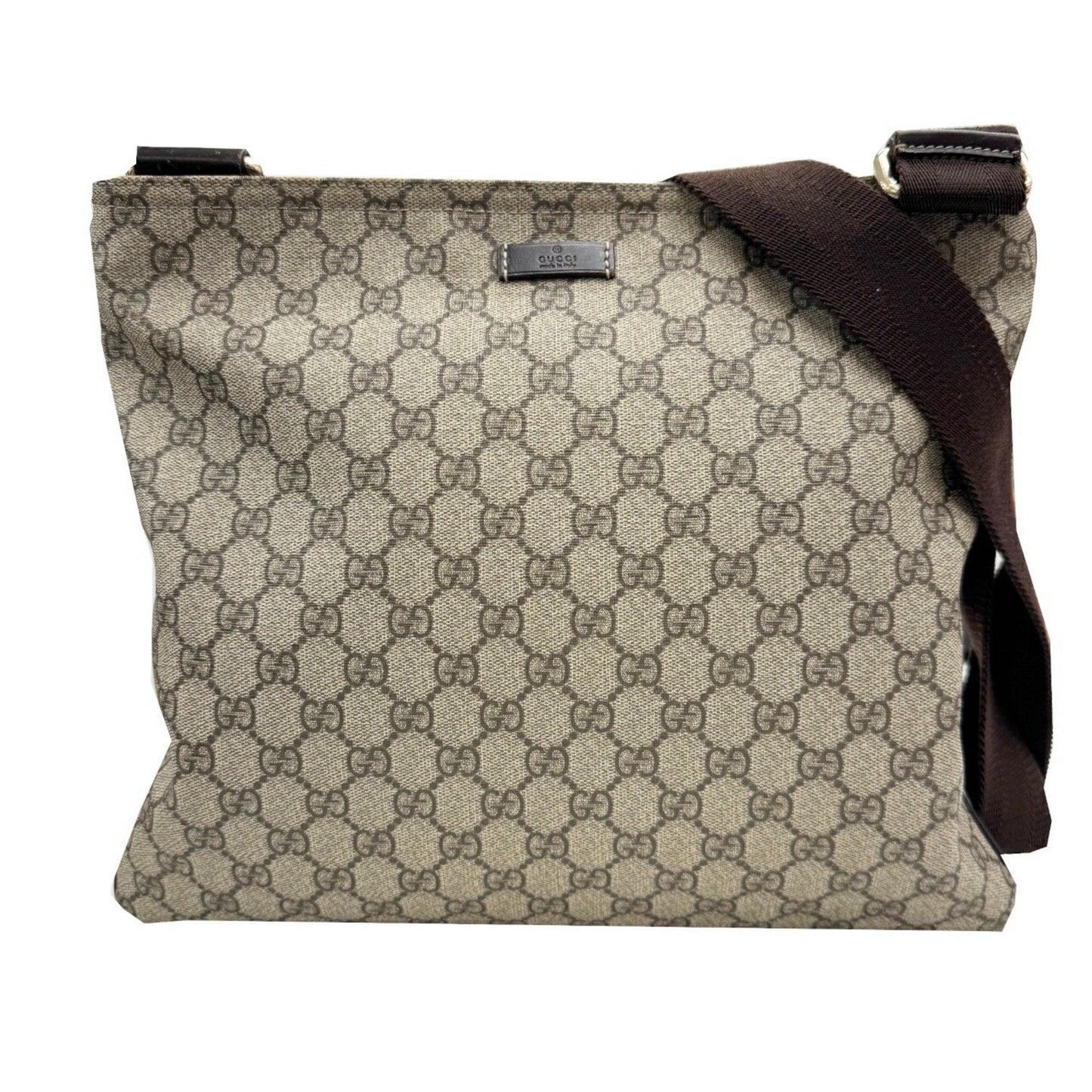 Gucci Brown Pvc Leather Shoulder Bag ( )