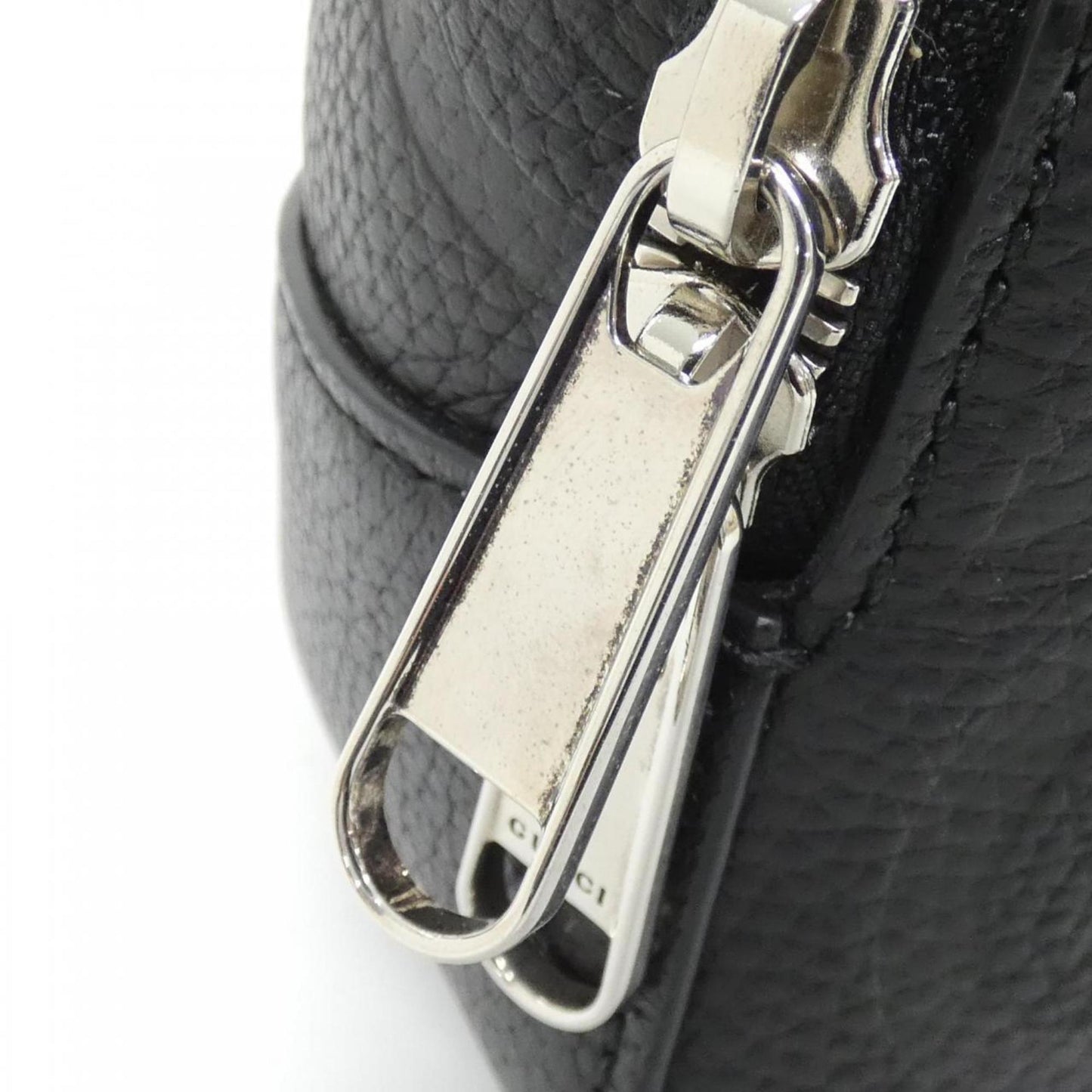 Gucci Black Gg Leather Shoulder Bag ( )