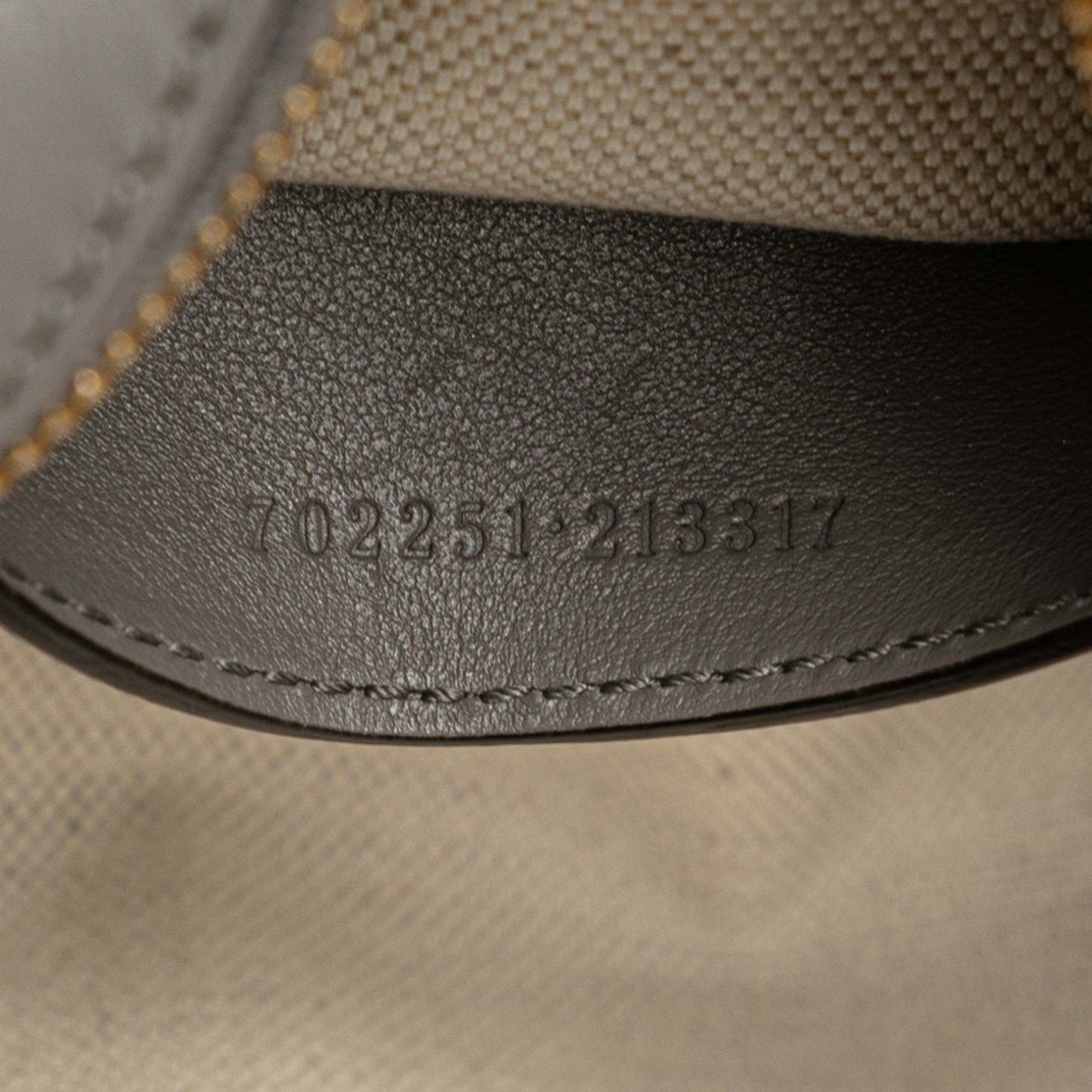 Gucci Gray Leather Boston Bag Shoulder Bag ( )