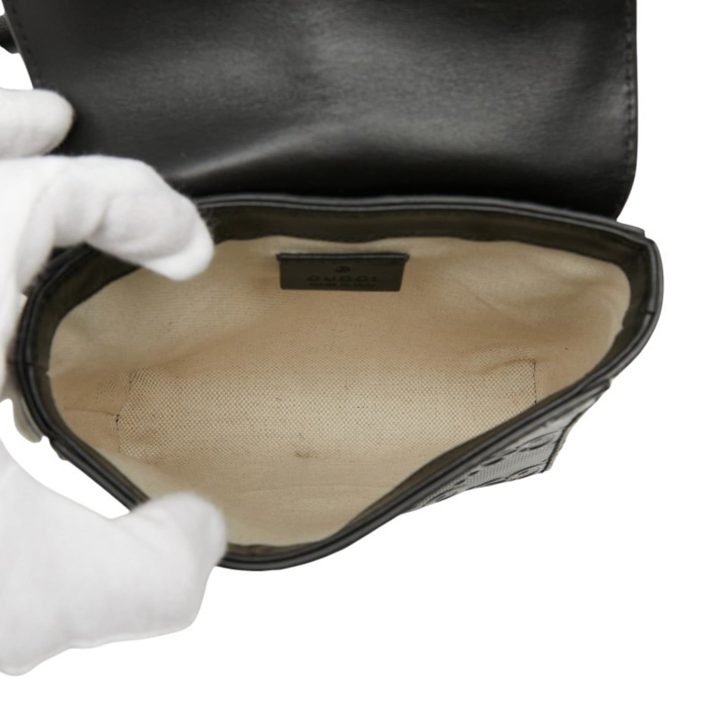 Gucci Black Leather Fanny Pack ( )