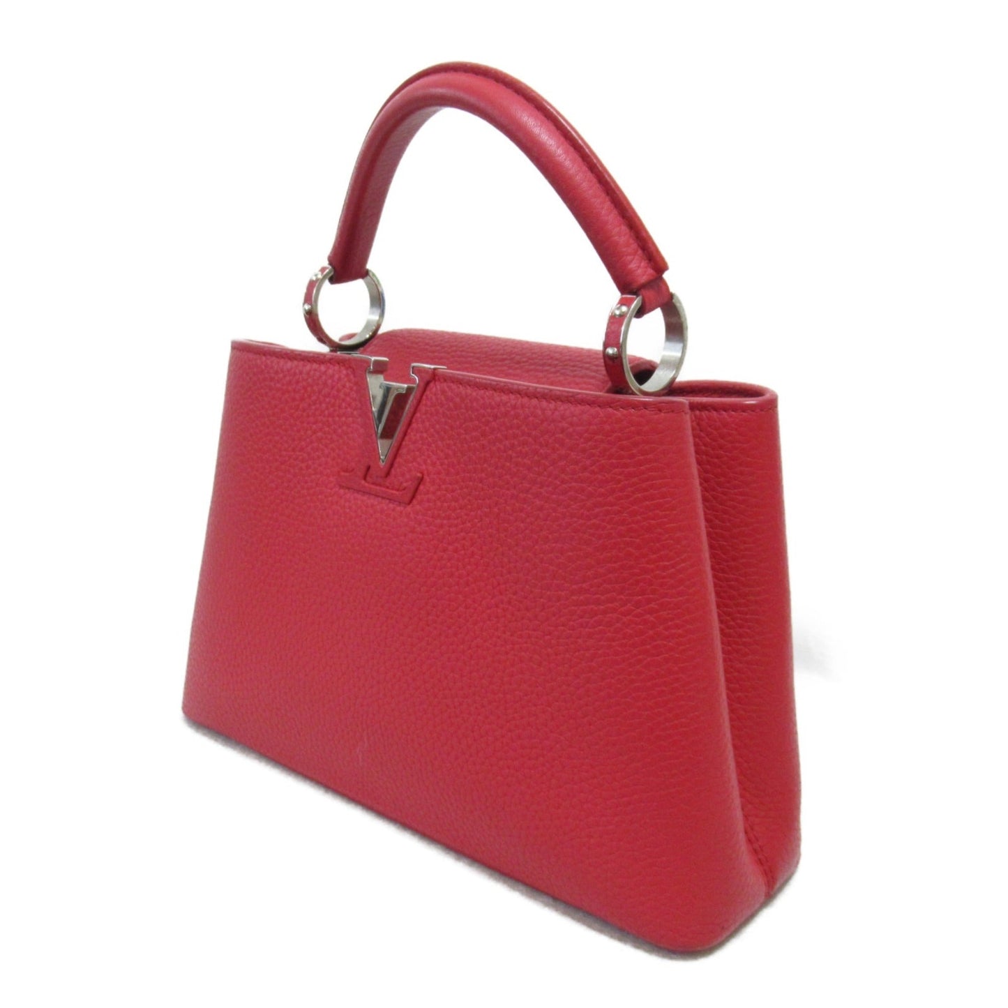LOUIS VUITTON CapucineBB 2wayShoulder Bag Red Rubis Taurillon Clemence Leather leather M94754