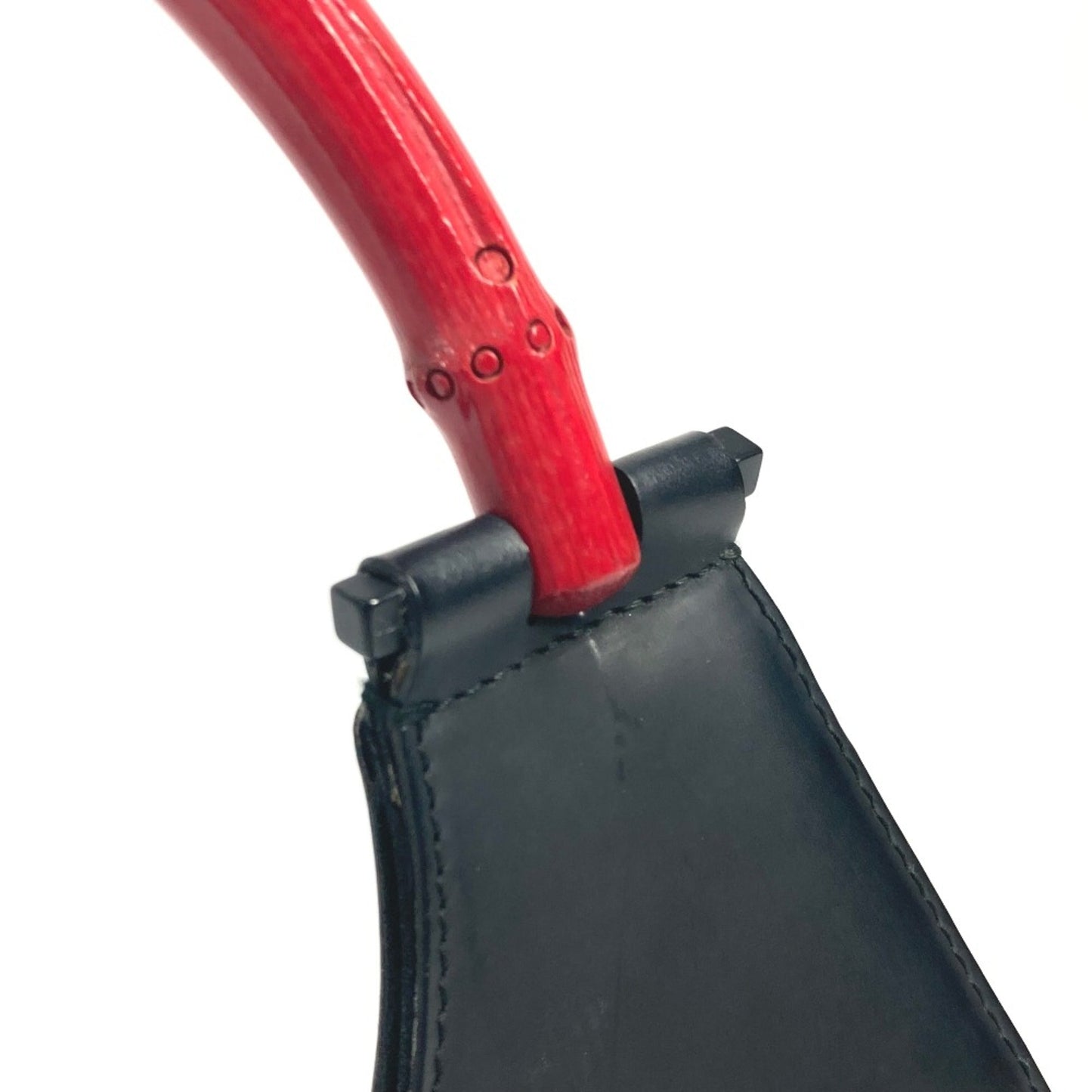 Gucci Black Leather Handbag ( )